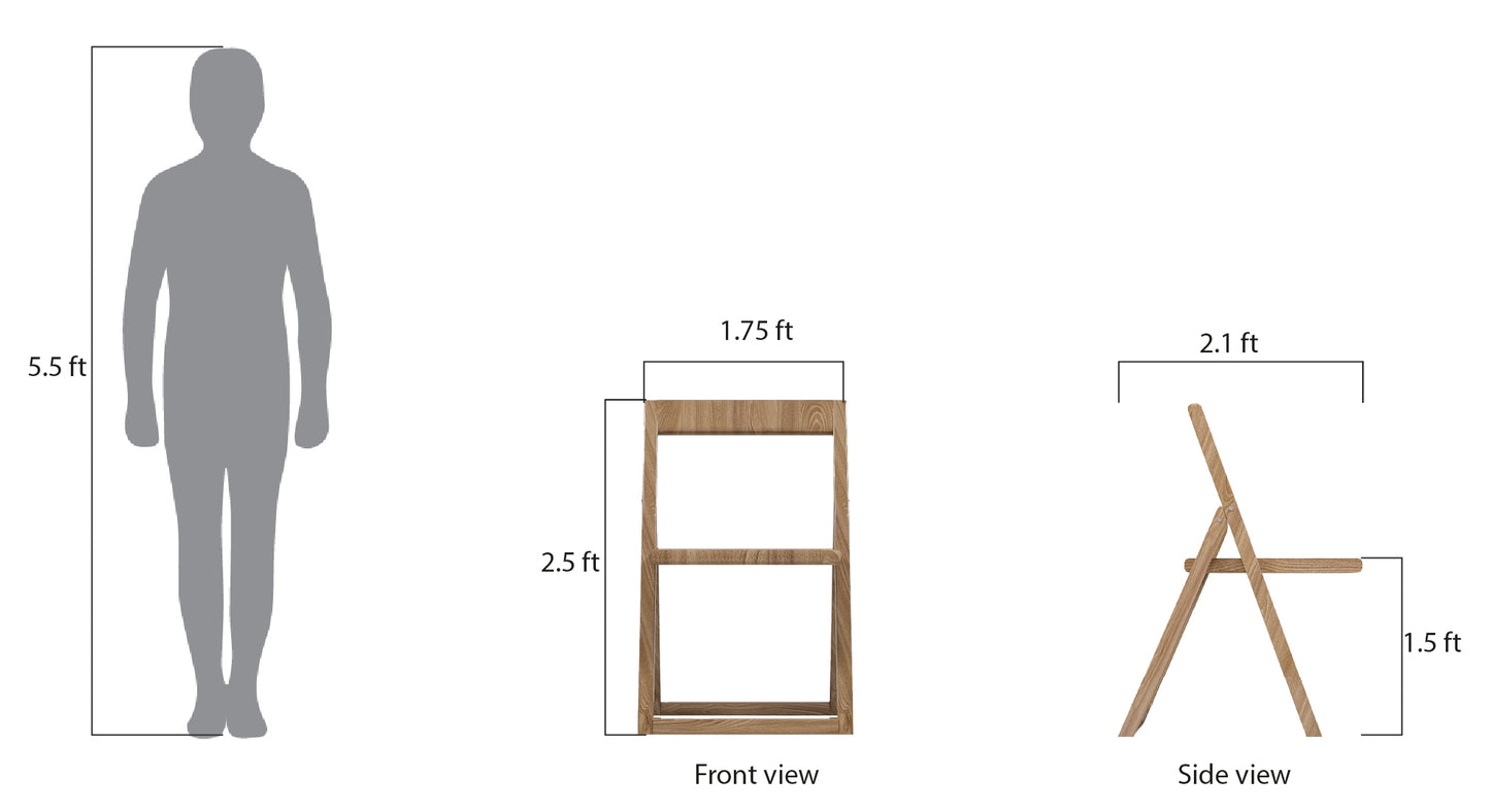 Flex Dining 2 Seater Dining Table with Set of Chairs | Off White And Wood Finish
