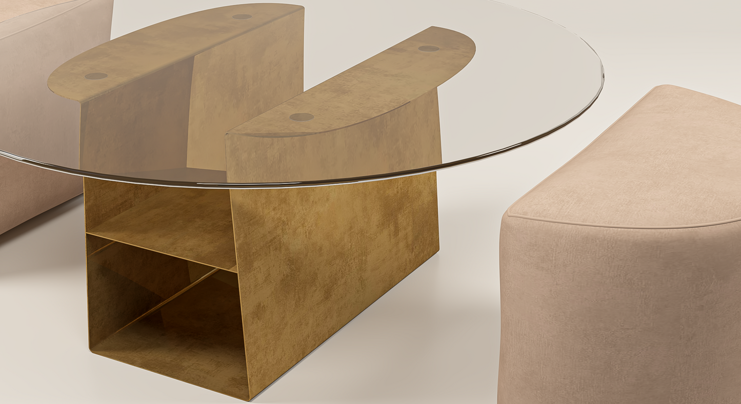 Elite Trapezio Coffee Table Set