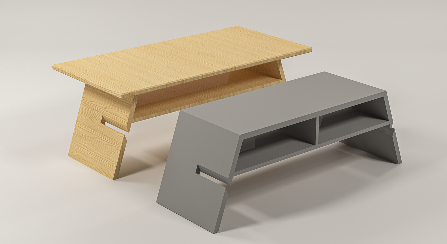 Interlocking Center Table