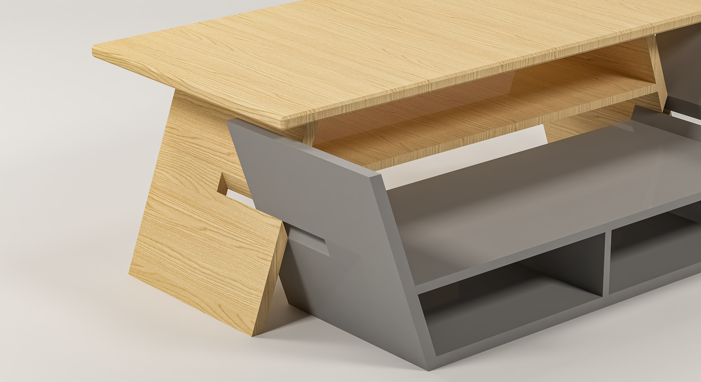 Interlocking Center Table