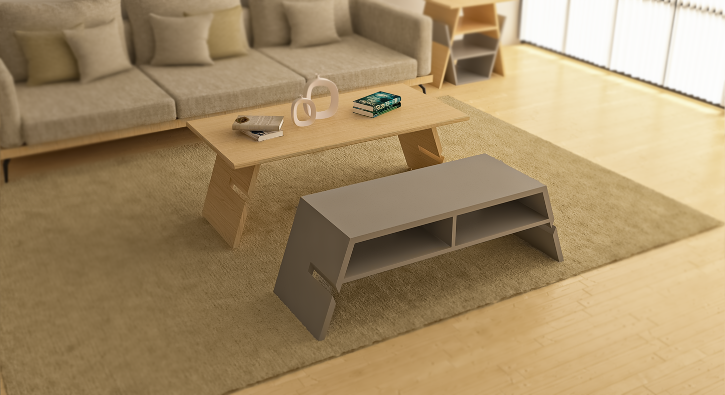 Interlocking Center Table