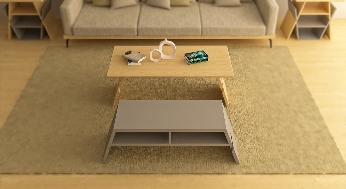 Interlocking Center Table